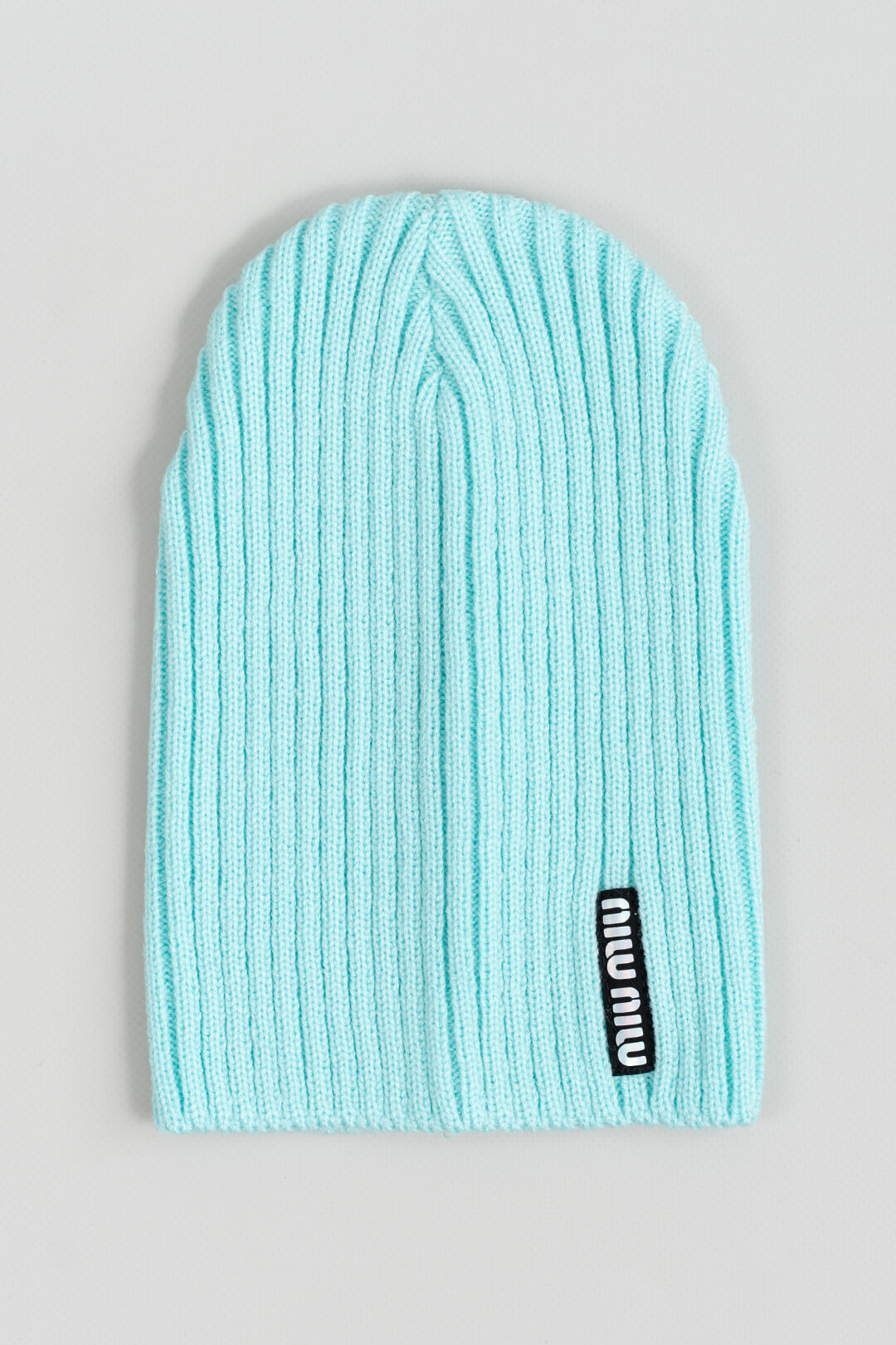 Шапка для дівчинки ментоловий в'язка