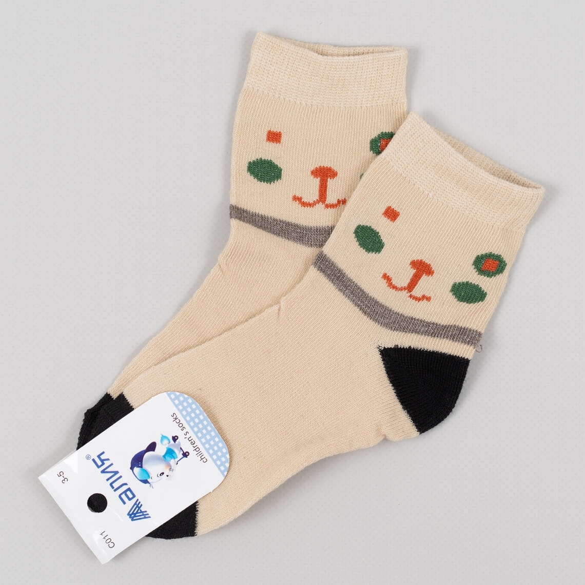 Шкарпетки для хлопчика бежевий бавовна