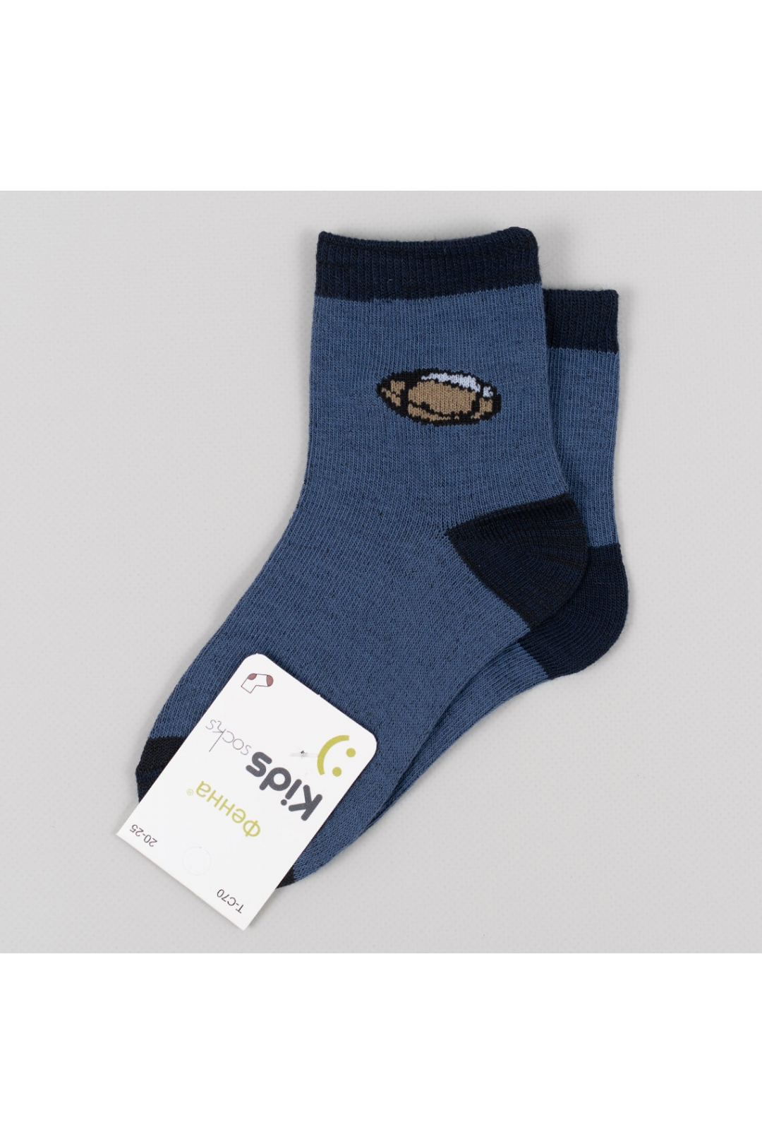 Шкарпетки для хлопчика синій бавовна