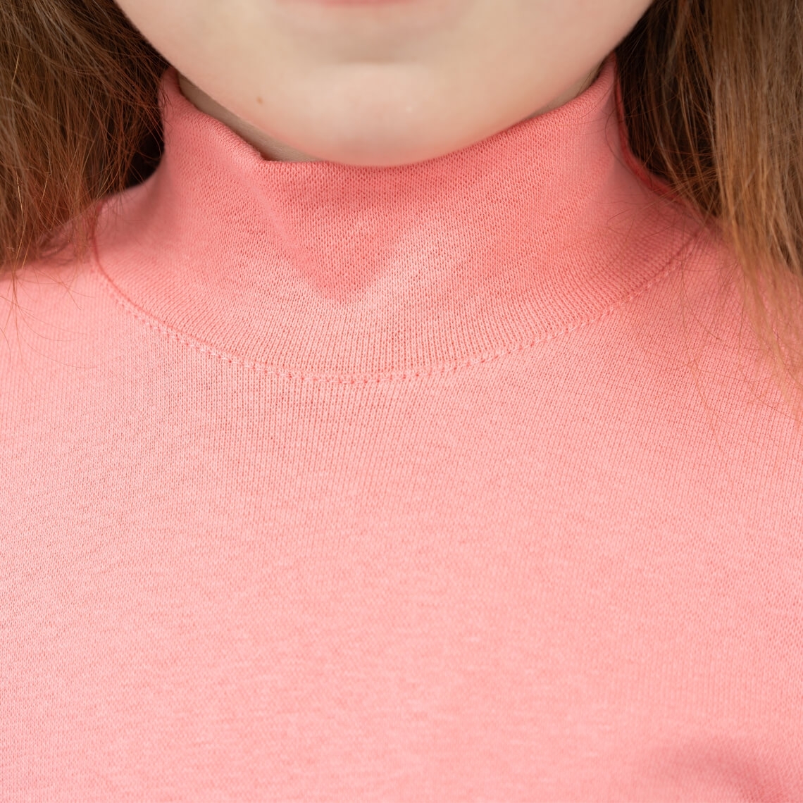 Гольф дитячий кораловий стретч