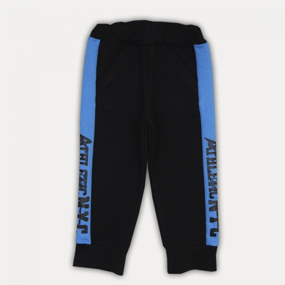 Штани для хлопчика блакитний двонитка