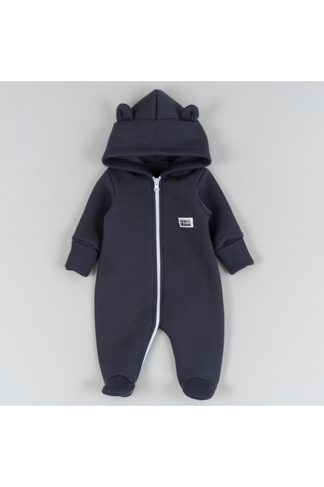 Комбінезон для малят графіт тринитка на флісі