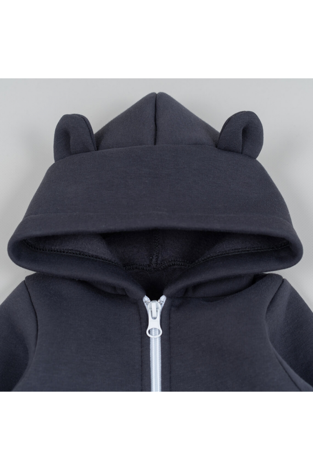 Комбінезон для малят графіт тринитка на флісі