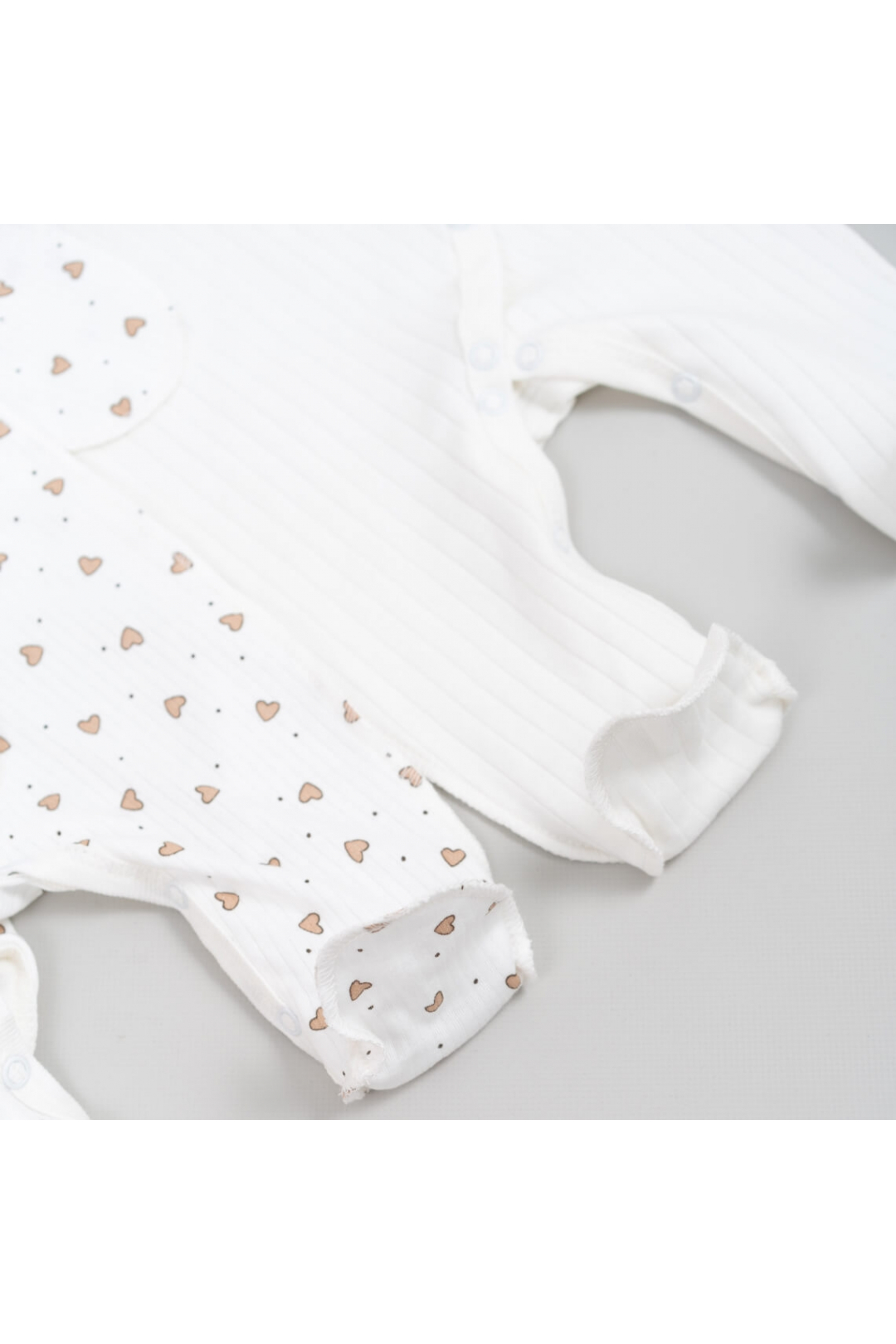 Пара сліпів для новонароджених молочний інтерлок