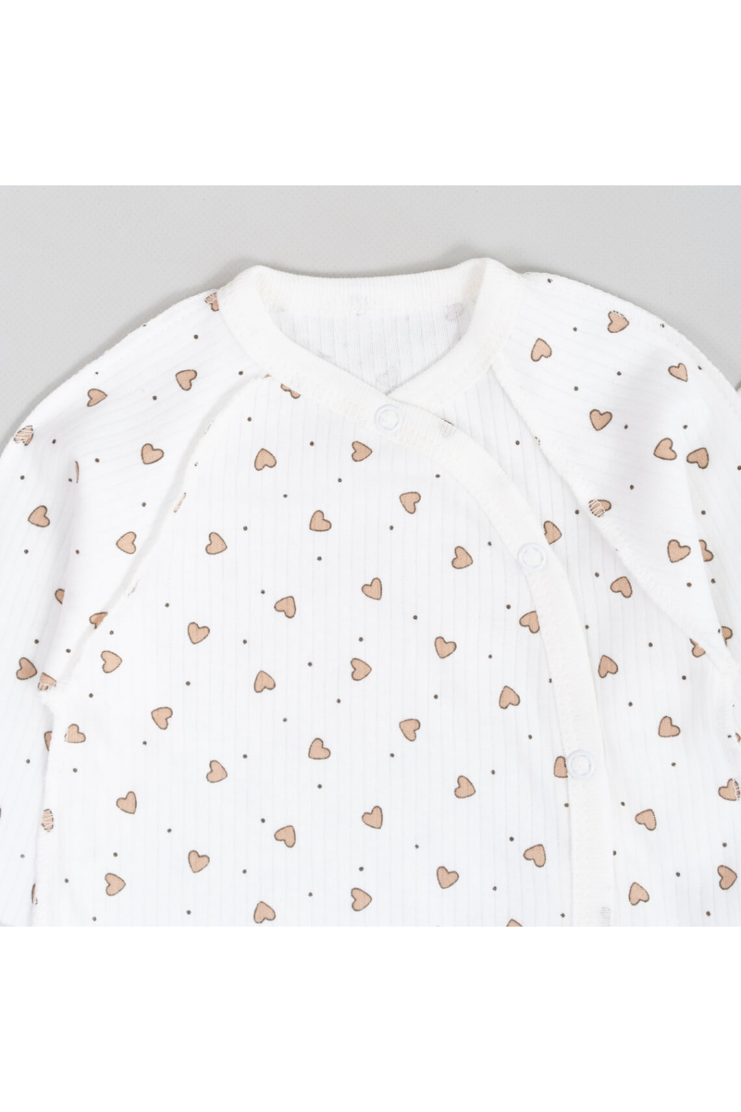 Пара сліпів для новонароджених молочний інтерлок