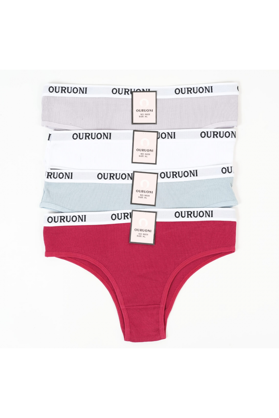 Труси жіночі блакитний рубчик