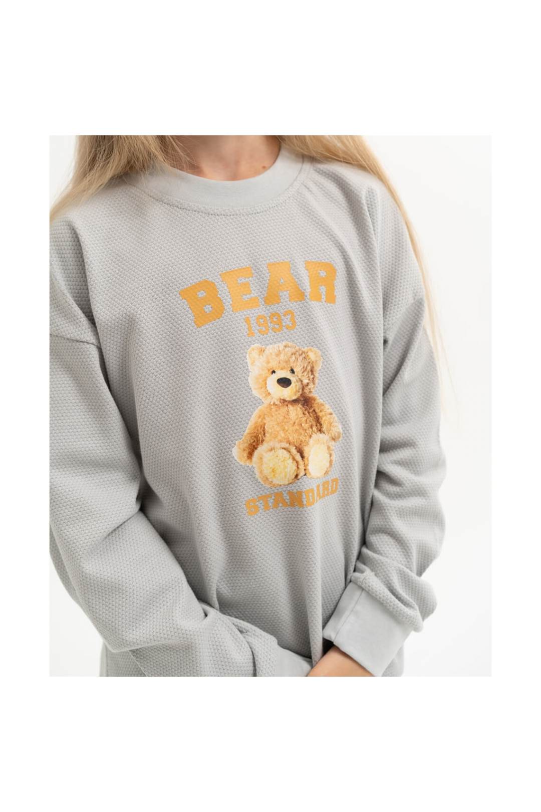 Джемпер для дівчинки сірий двонитка