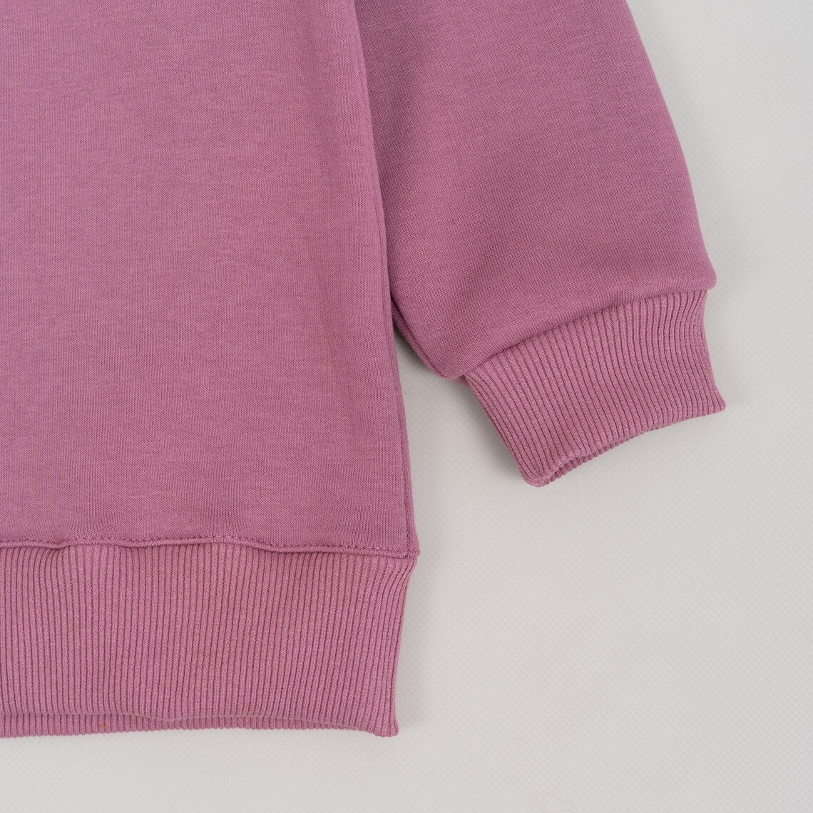 Світшот для дівчинки ліловий тринитка на флісі