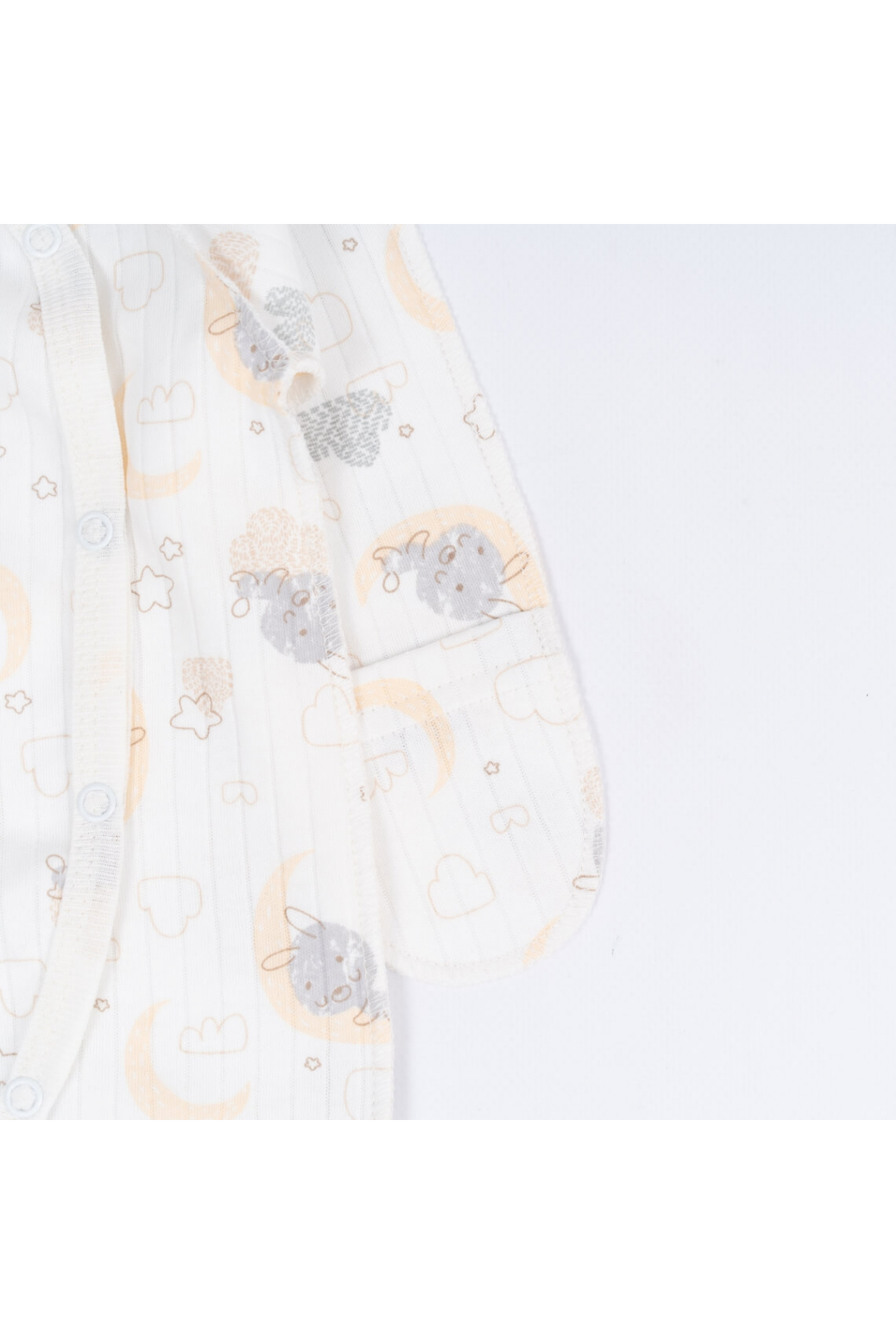 Сліп для новонароджених Зайченя на місяці молочний інтерлок