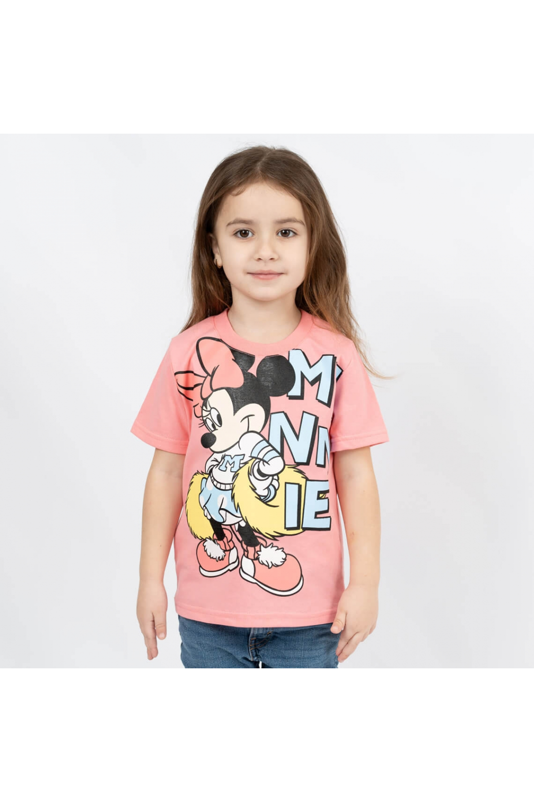 Футболка для дівчинки кораловий Міні кулір
