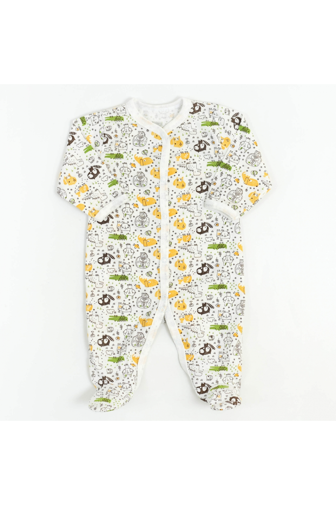 Чоловічок для малят Звірюшки молочний кулір