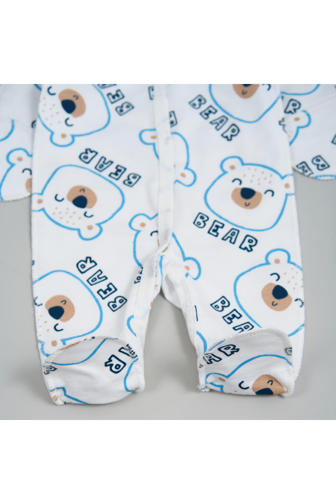 Комплект для новонароджених Ведмедики молочний начіс(футер)