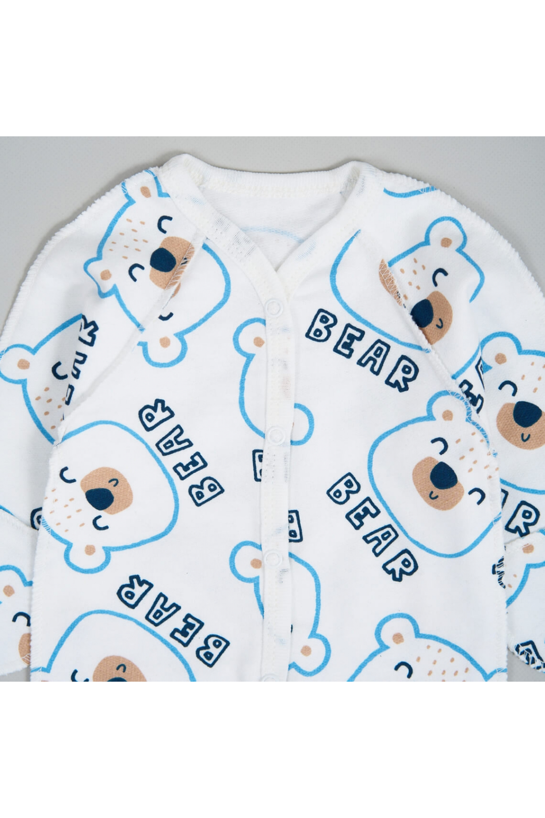 Комплект для новонароджених Ведмедики молочний начіс(футер)