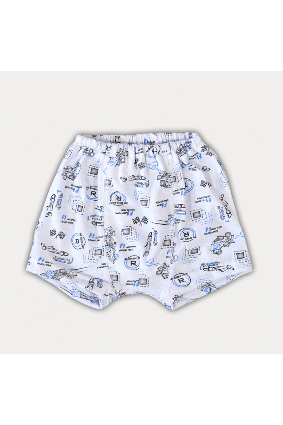 Труси боксери для хлопчика Formula1 білий кулір