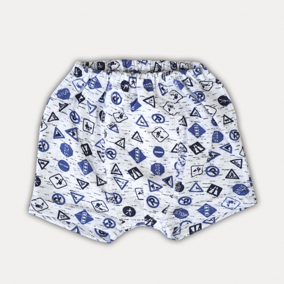 Труси боксери для хлопчика Formula1 білий кулір