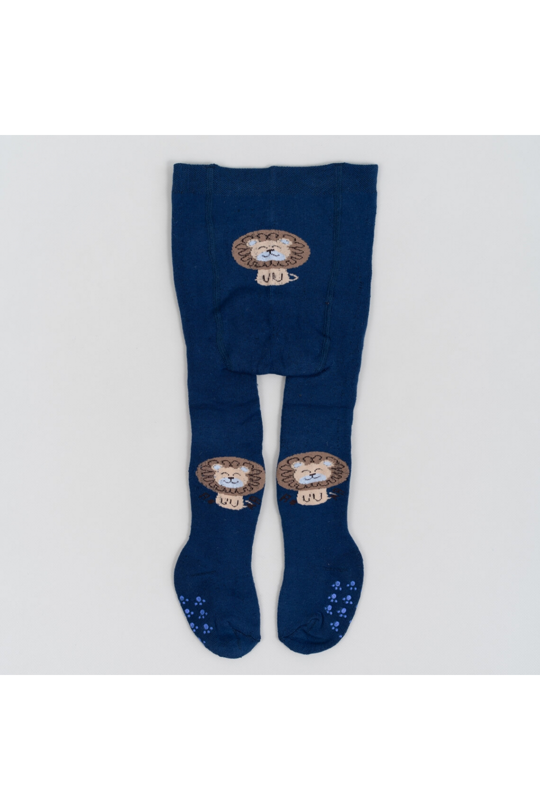 Колготки під памперс для малюків темно-синій махра