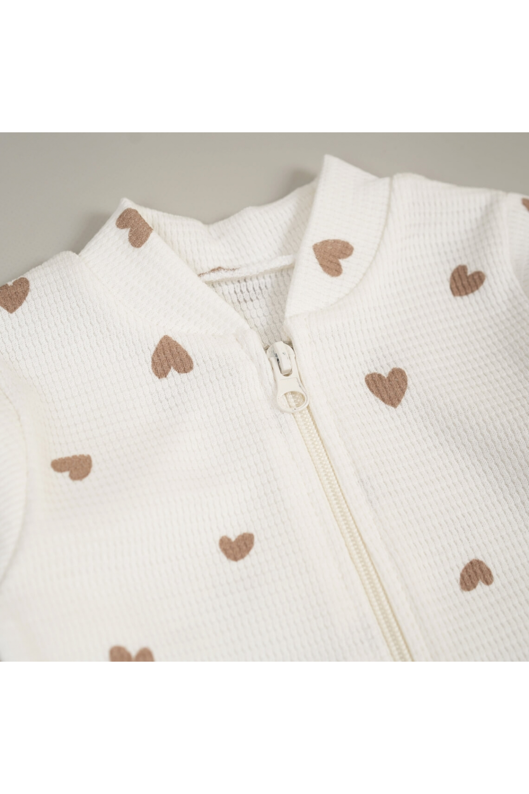 Чоловічок для малят на блискавці Сердечка молочний вафелька