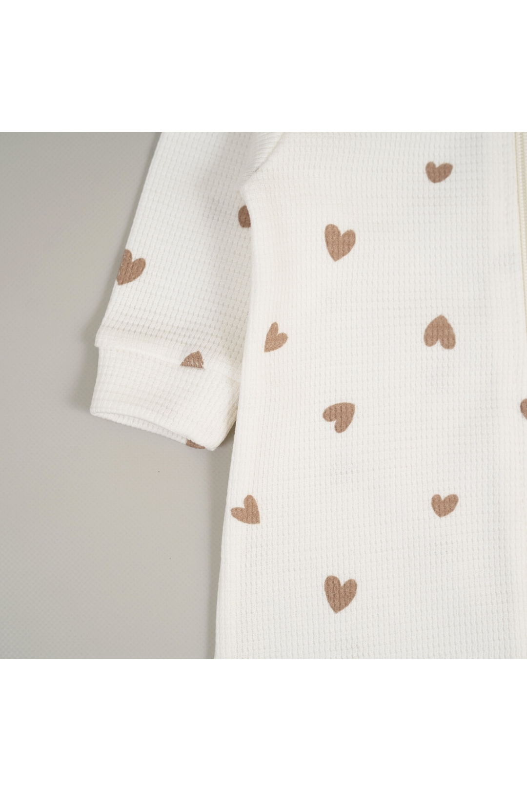 Чоловічок для малят на блискавці Сердечка молочний вафелька