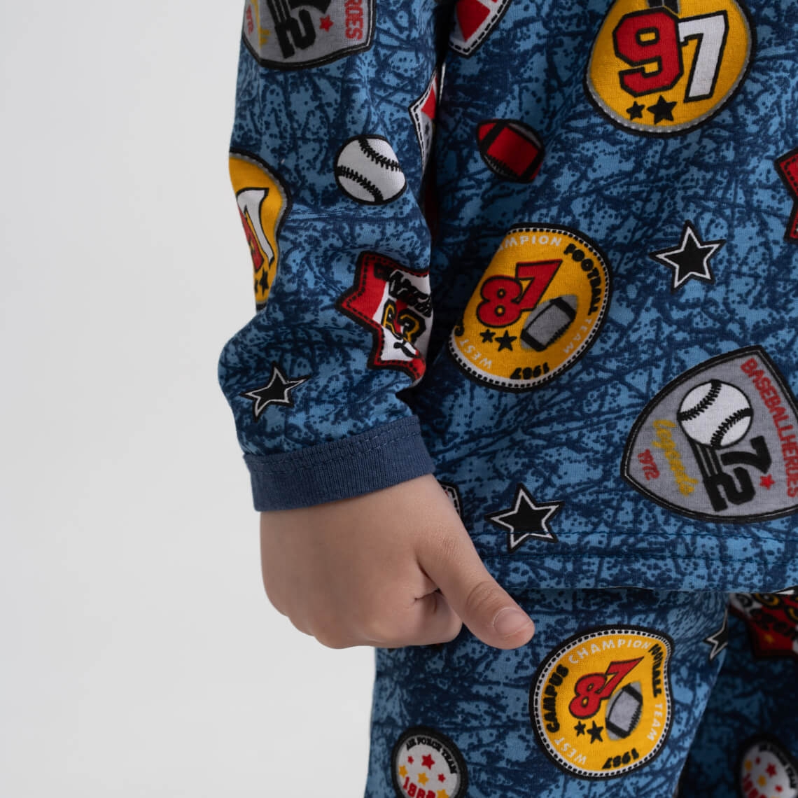 Піжама для хлопчика синій кулір