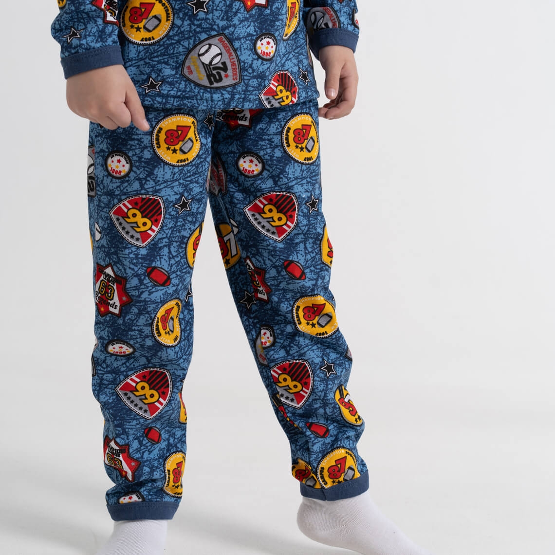 Піжама для хлопчика синій кулір