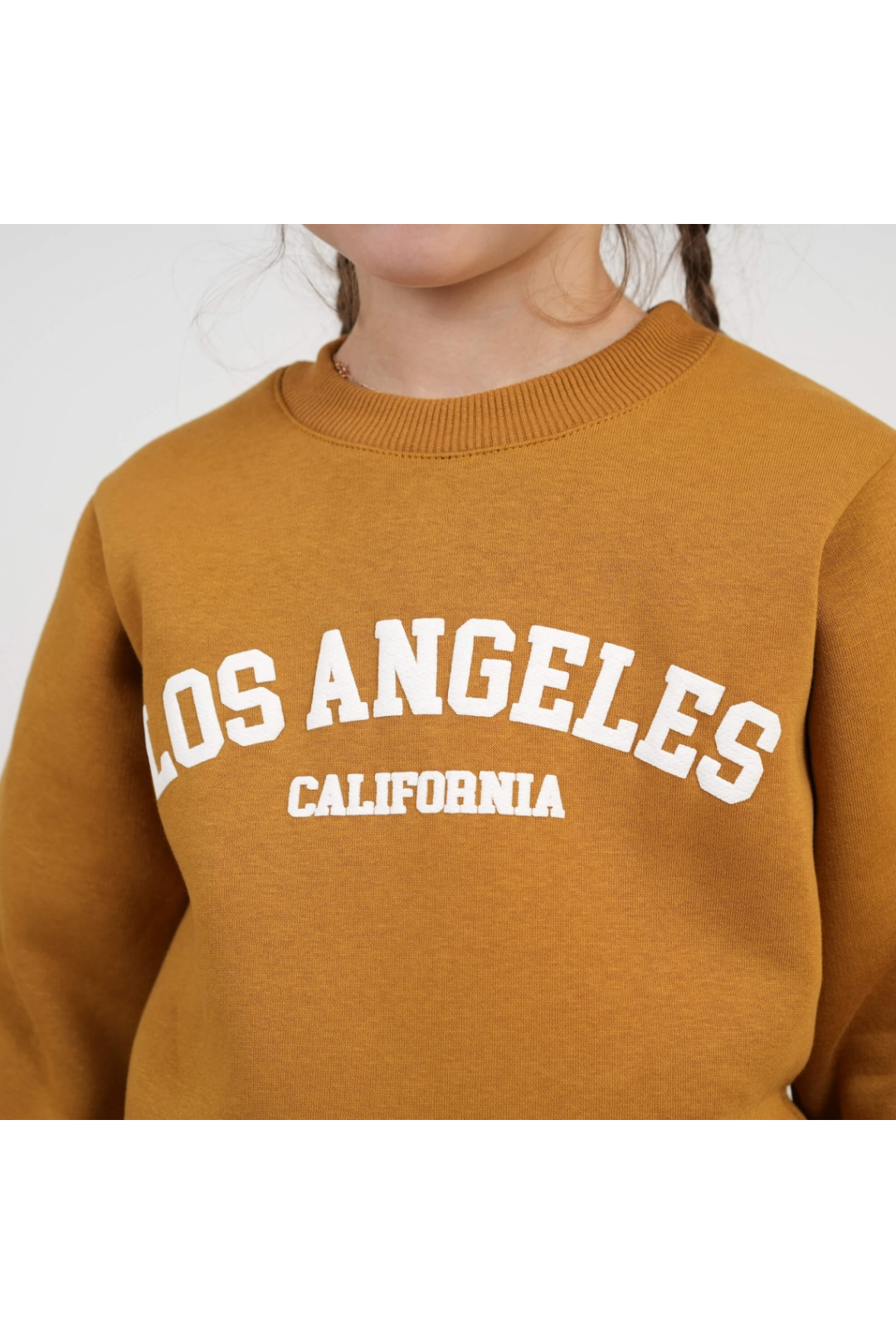 Костюм теплий для дівчинки карамель тринитка на флісі