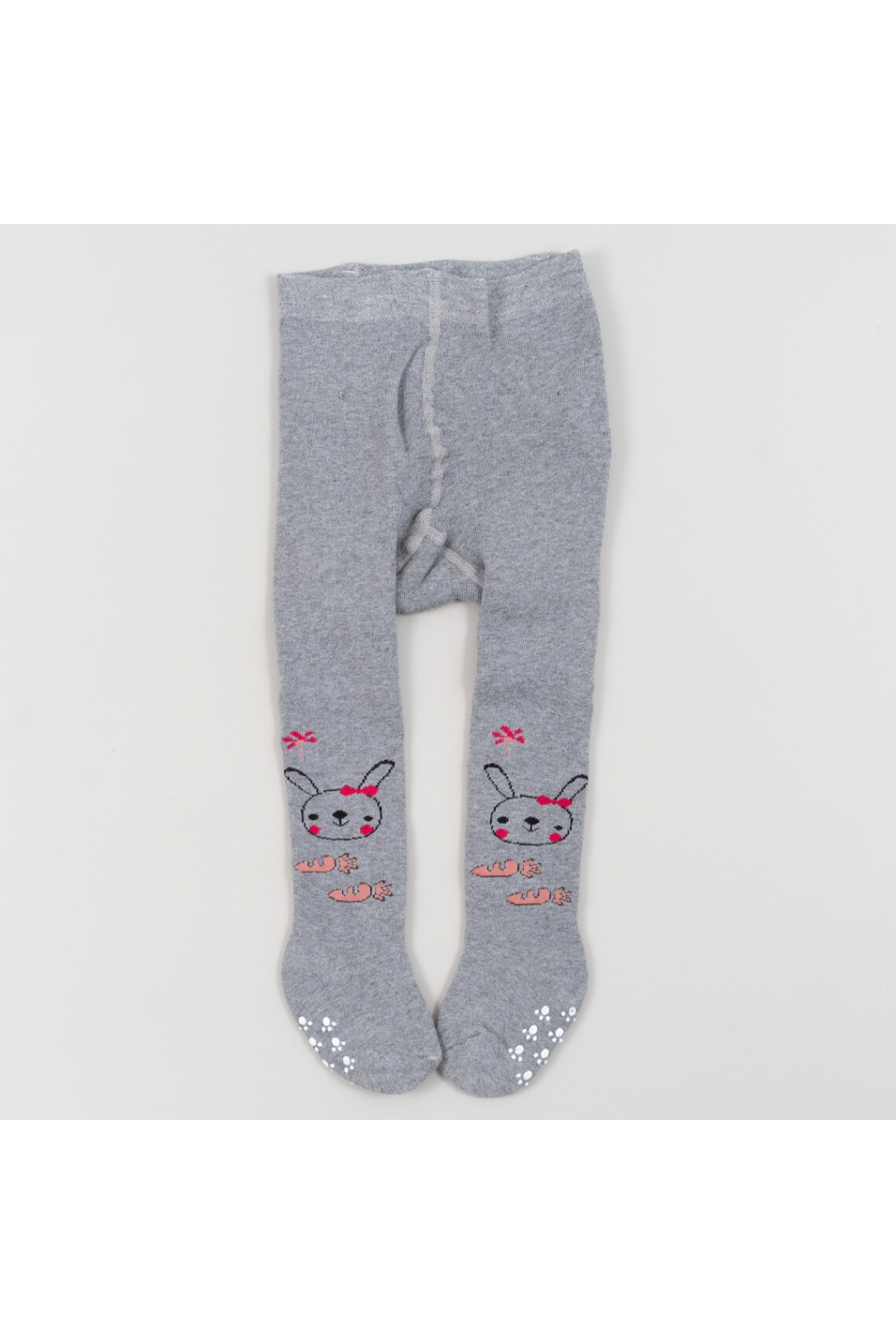 Колготи махрові з антиковзанням під підгузок для дівчинки мишиний махра