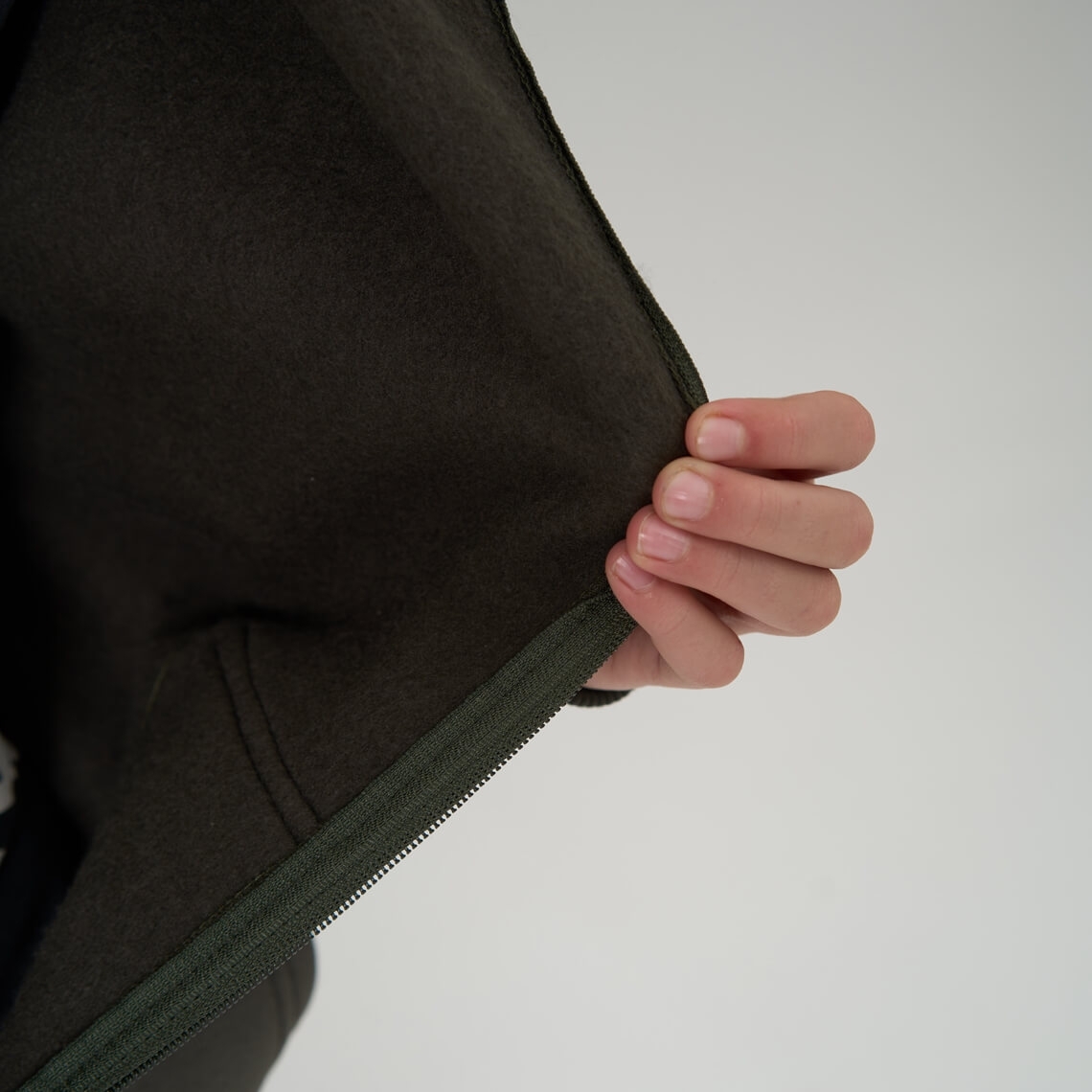 Костюм для хлопчика хакі тринитка на флісі