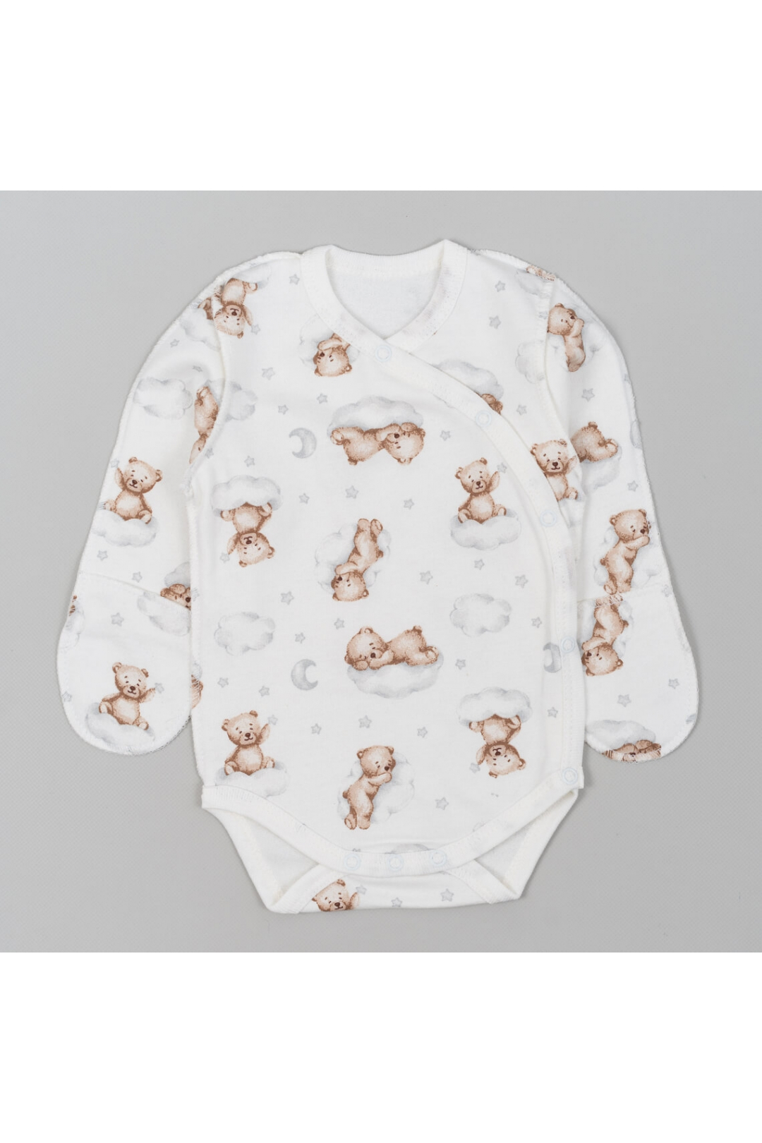 Боді для малят Хмарка молочний начіс (футер)