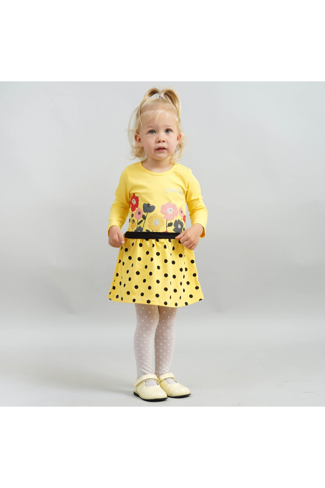 Сукня для дівчинки жовтий фулікра