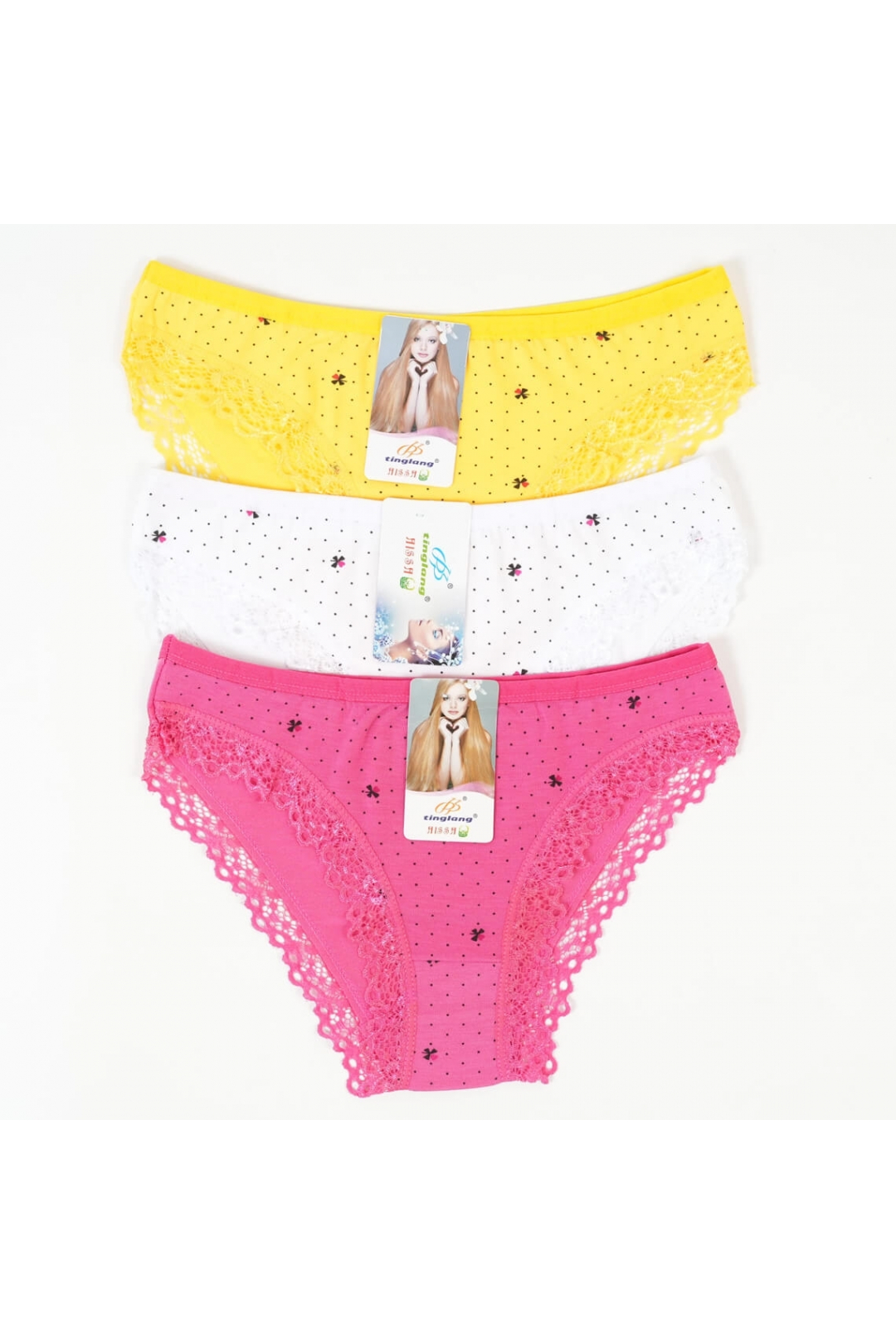 Трусики для дівчинки білий бавовна