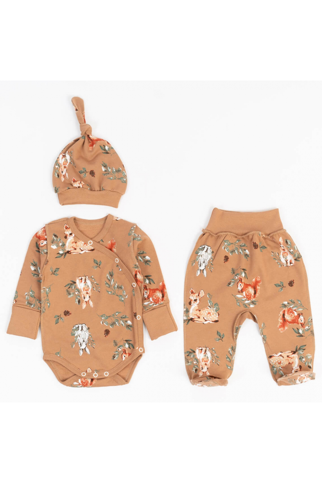 Комплект для новонароджених карамельний начіс високої якості(футер)