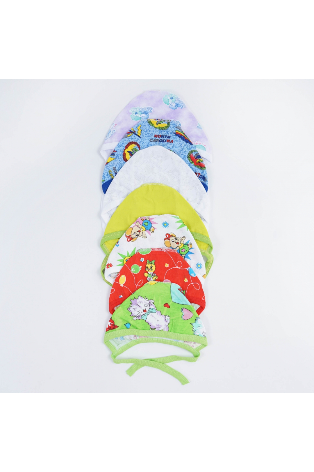 Шапочка ясельна тонка для дівчинки червоний кулір