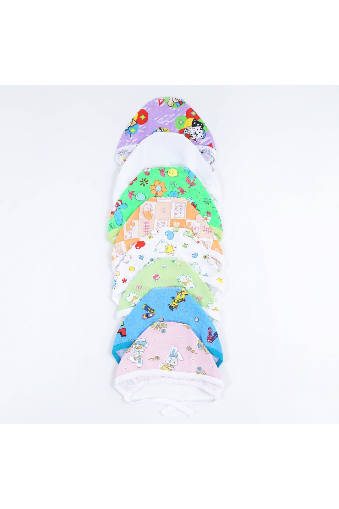 Шапочка ясельна тонка для дівчинки червоний кулір