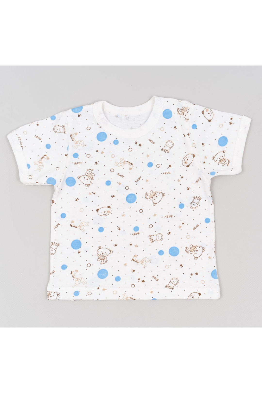 Футболка ясельна молочний Ведмедики кулір