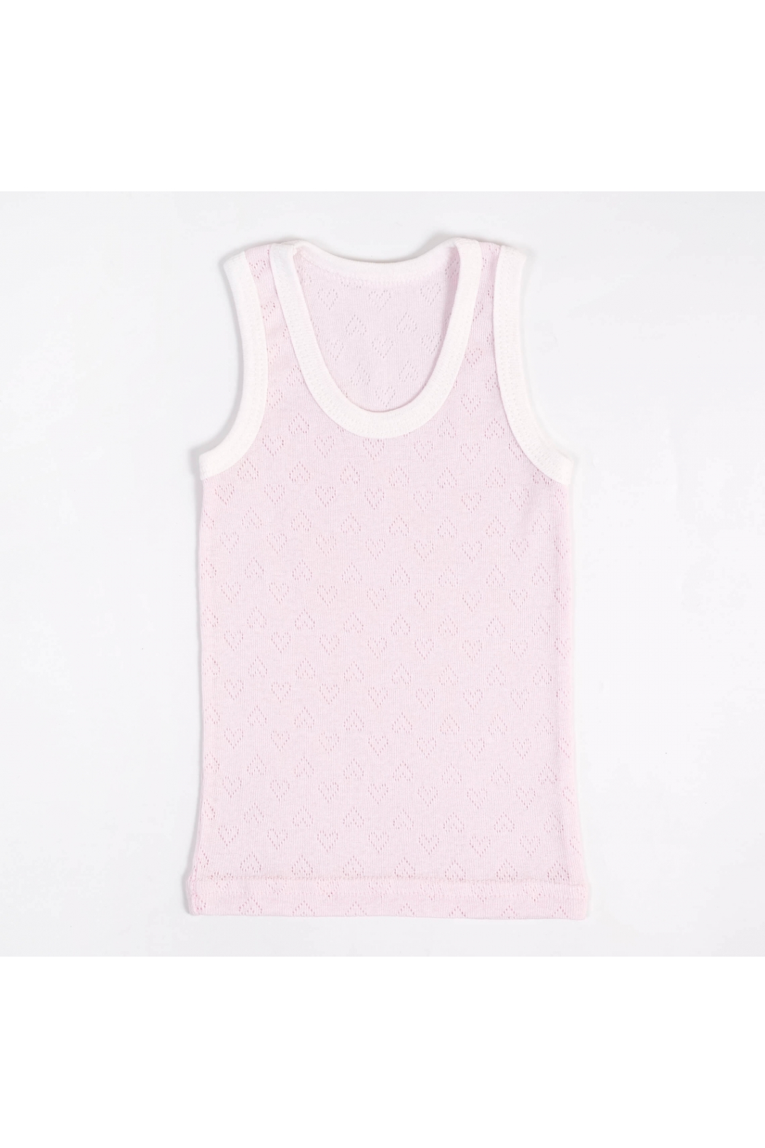 Майка для малят ажурна рожева трансфер