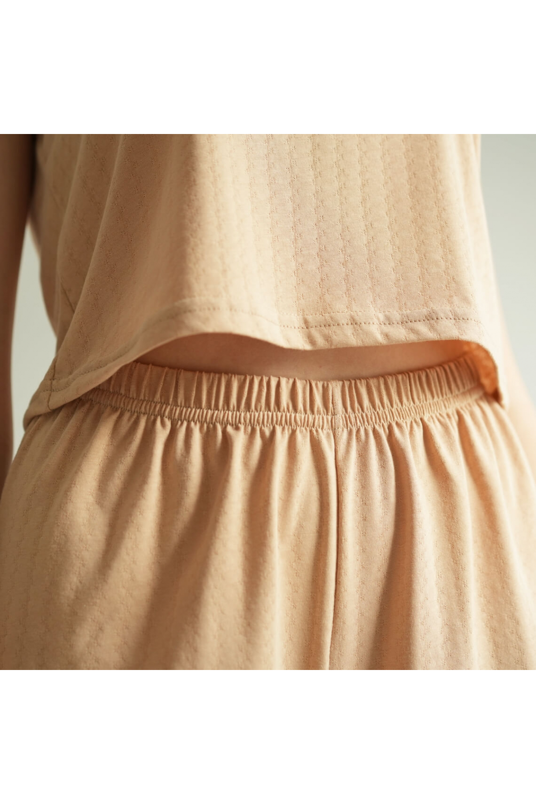 Піжама жіноча бежевий кулір пеньє