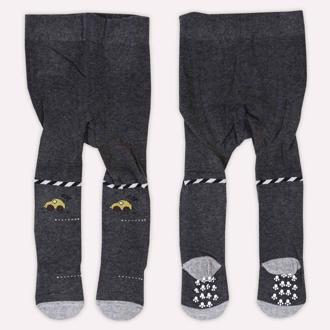 Колготки під памперс для хлопчика графіт бавовна