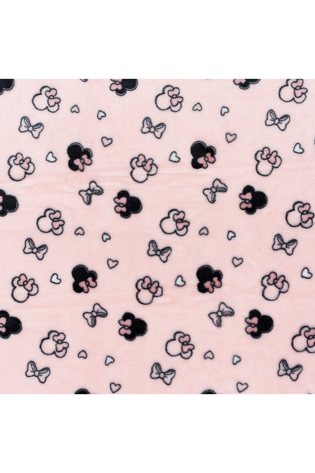 Пухнастий плед ясельний Міні рожевий велсофт