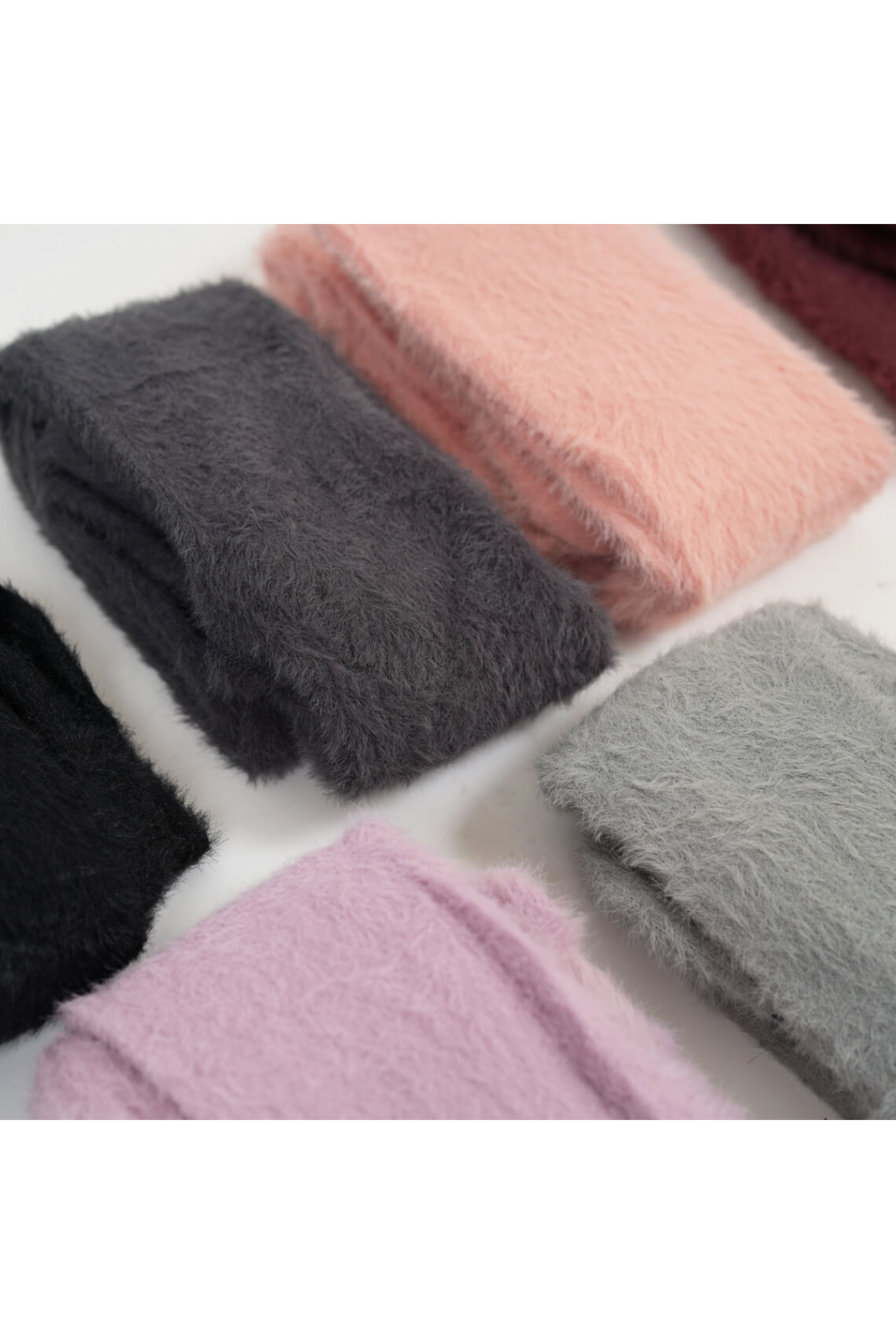 Колготки для дівчинки пухнасті чорний в'язка