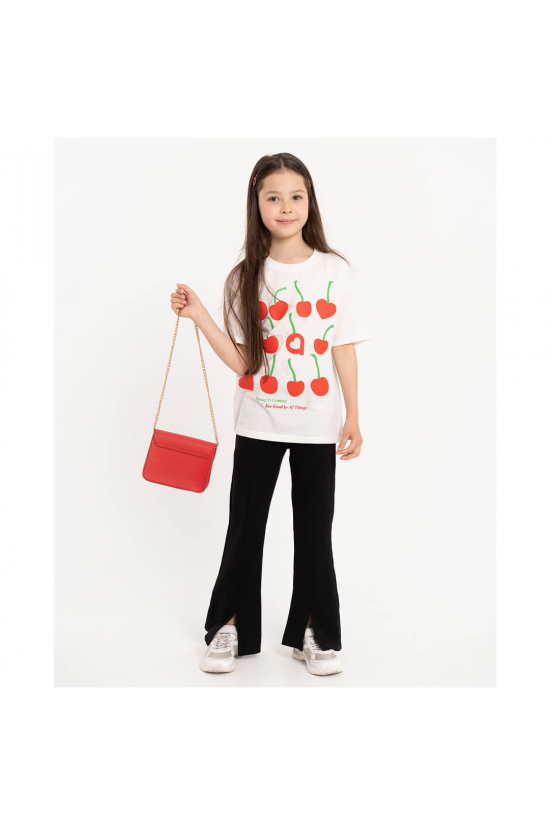 Футболка для дівчинки молочний кулір