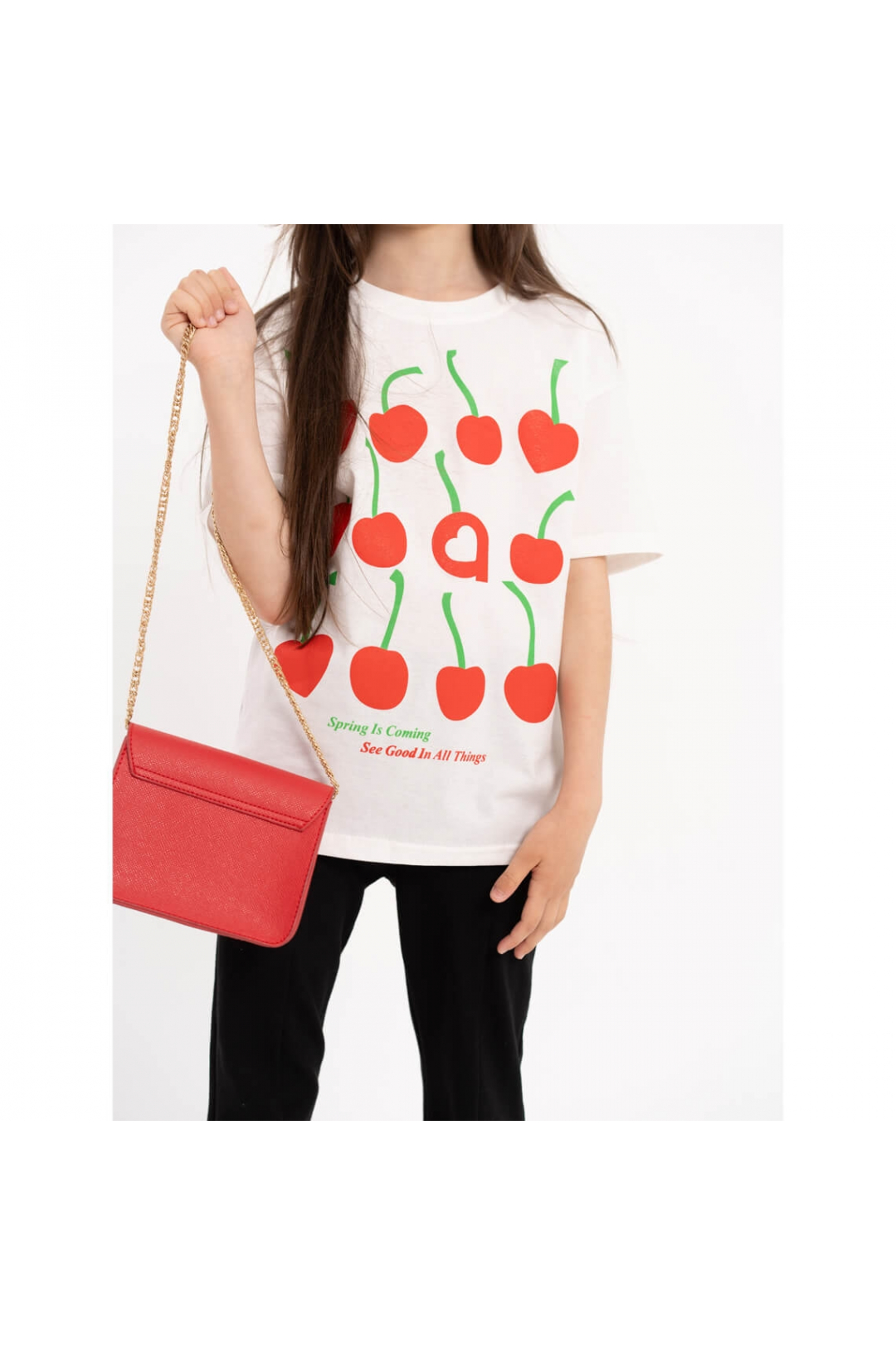 Футболка для дівчинки молочний кулір