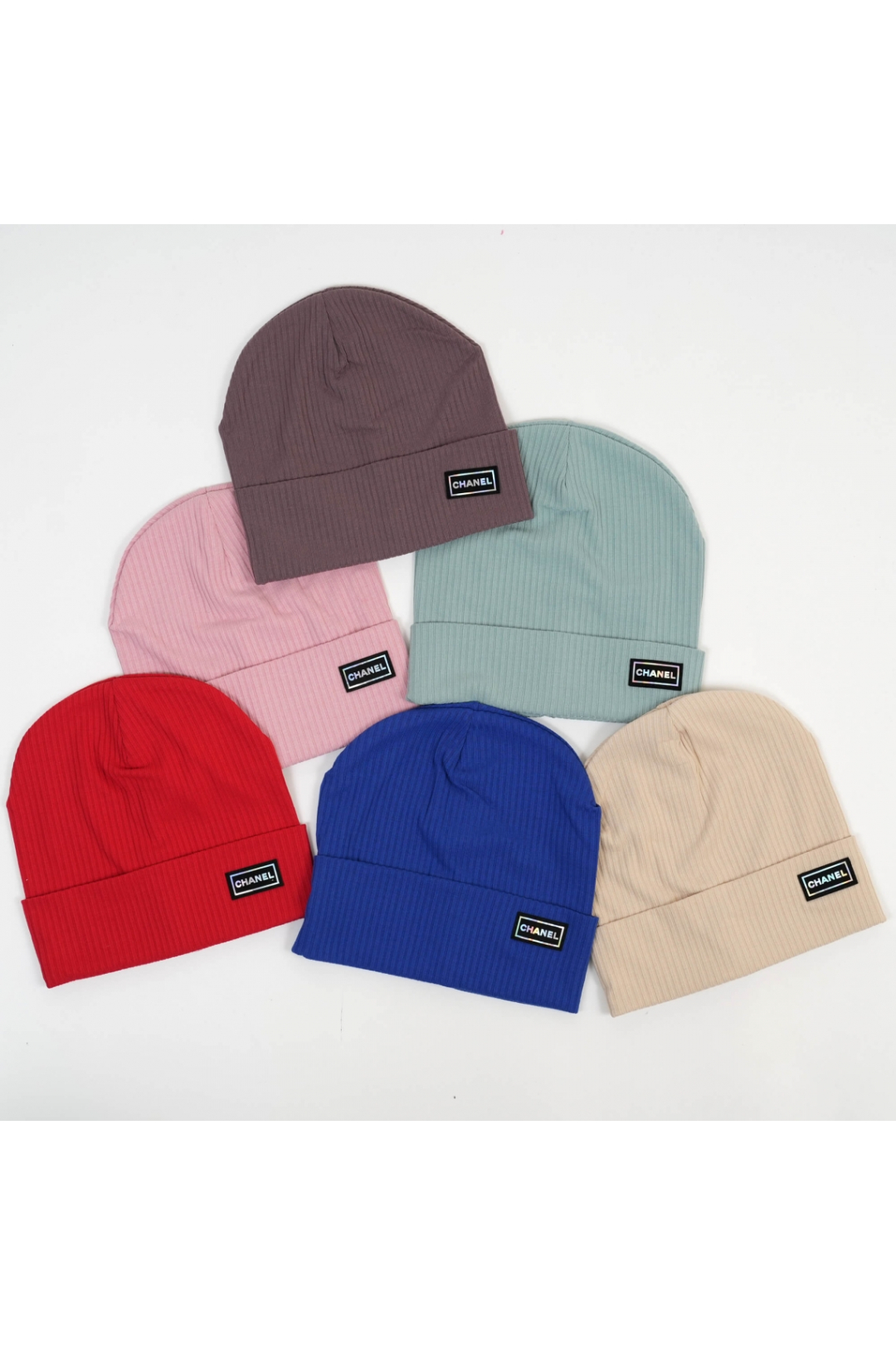 Шапка для дівчинки червоний рубчик-мустанг