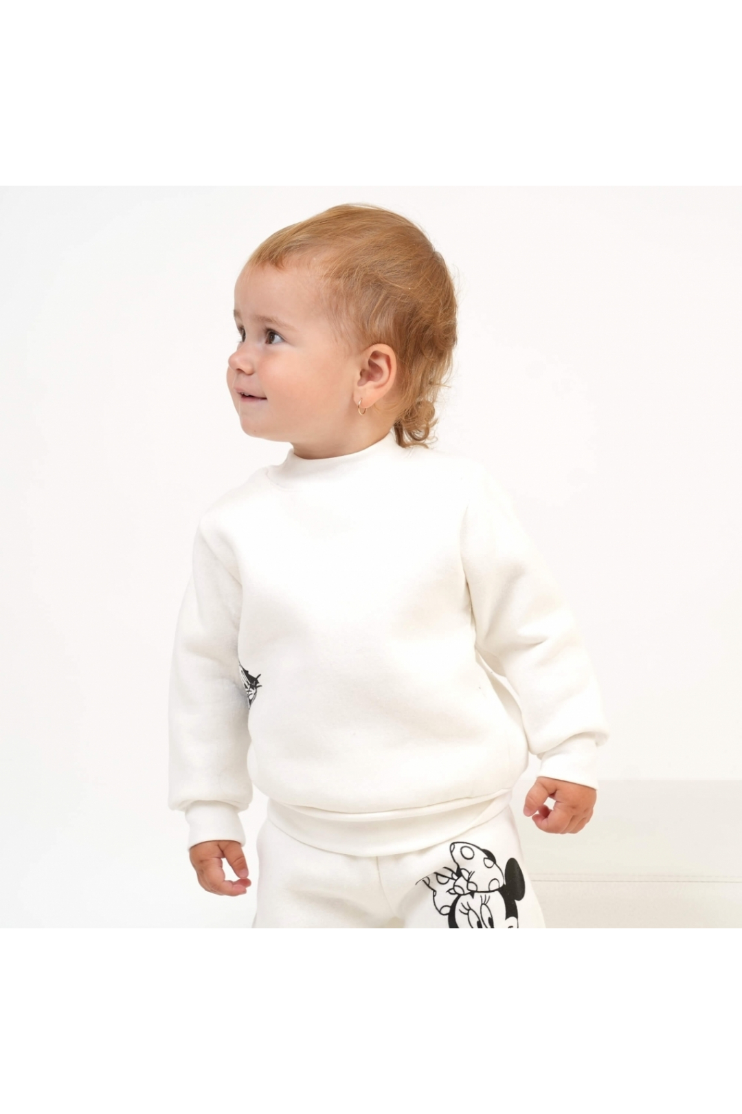 Джемпер для малят молочний тринитка на флісі