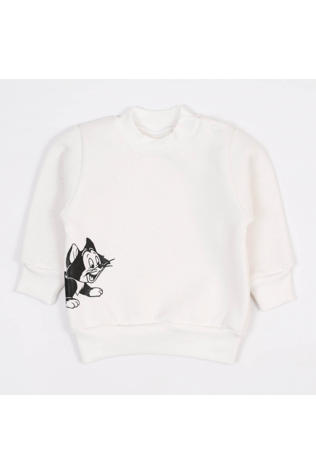 Джемпер для малят молочний тринитка на флісі