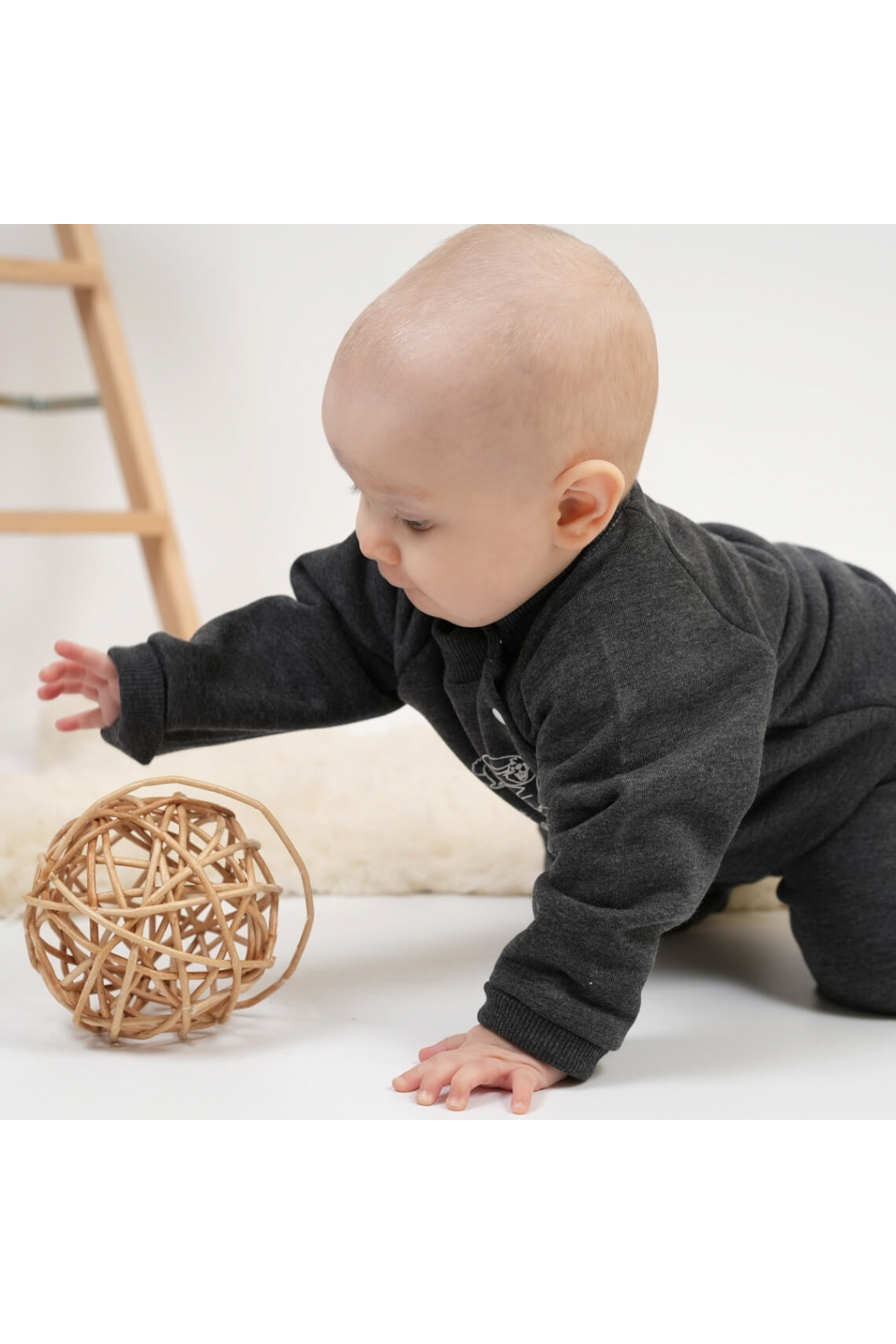 Костюм для малят графіт тринитка петля