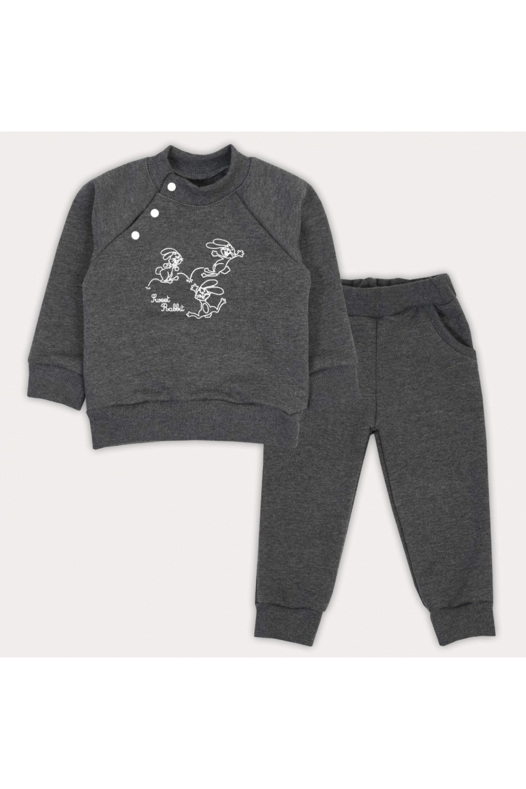 Костюм для малят графіт тринитка петля