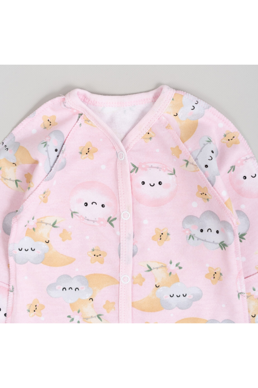 Сліп для новонароджених рожева начіс високої якості(футер)