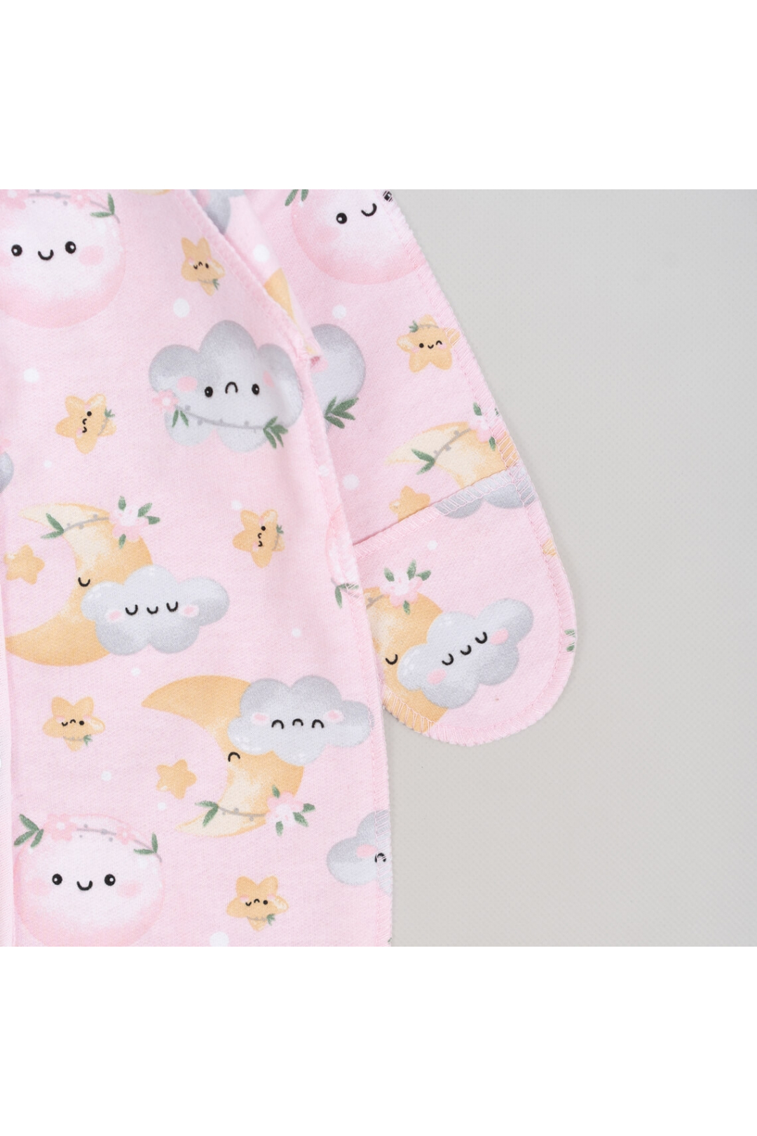 Сліп для новонароджених рожева начіс високої якості(футер)