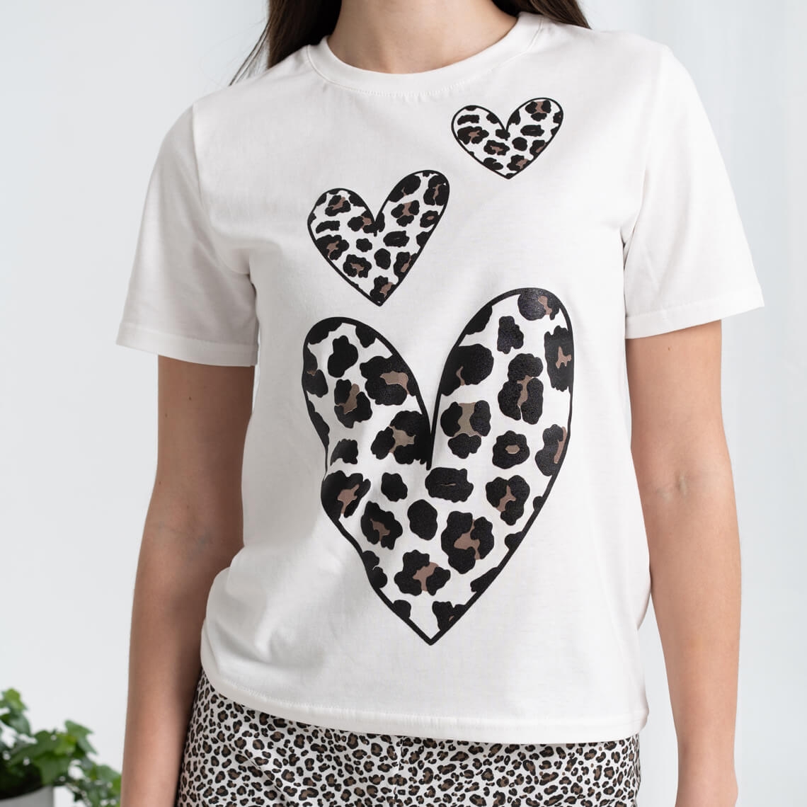 Піжама жіноча Лео білий кулір