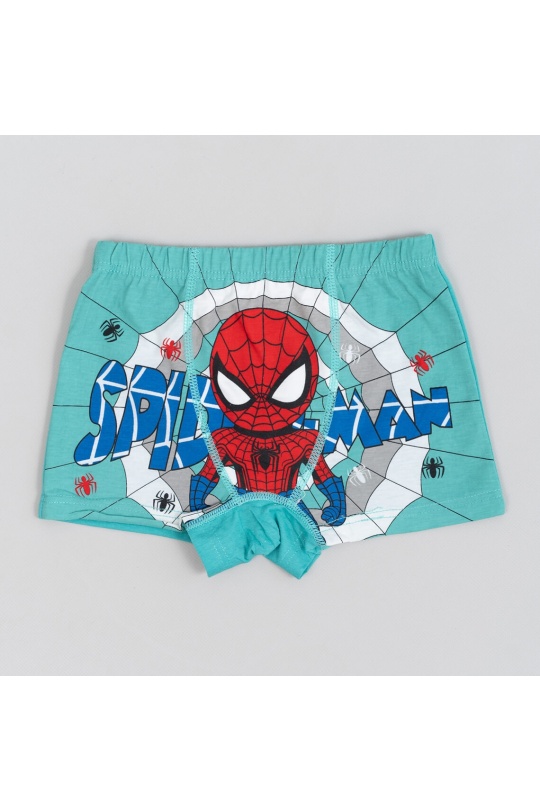 Труси боксери для мальчика бірюза стретч-кулір